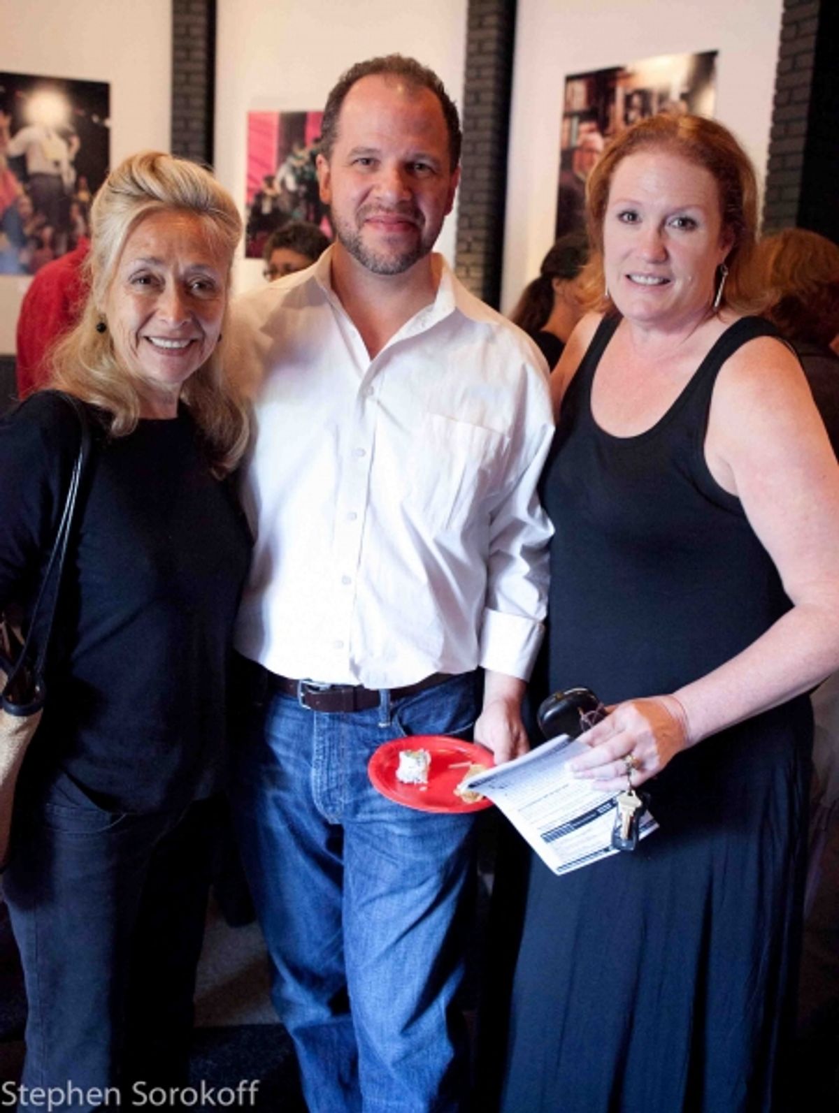 Eda Sorokoff, Aaron Posner, Peggy Pharr Wilson at 