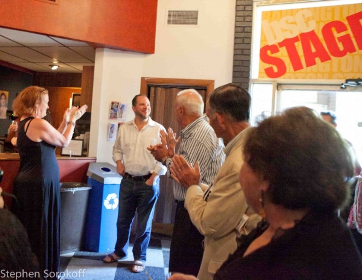 Peggy Pharr Wilson and writer/director Aaron Posner at 