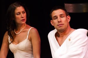 Amanda Kruger as Maggie, Aaron Hartzler as Skipper @ BroadwayWorld Amanda Kruger as Maggie, Aaron Hartzler as Skipper Photo
