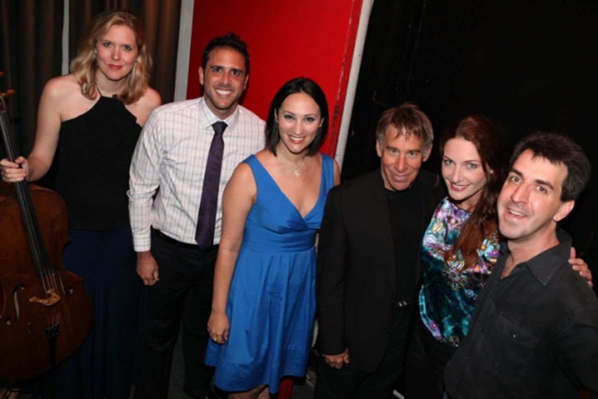 Mairi Dorman-Phaneuf, Scott Alan, Eden Espinosa, Stephen Schwartz, Willemijn Verkaik and Jason Robert Brown at 