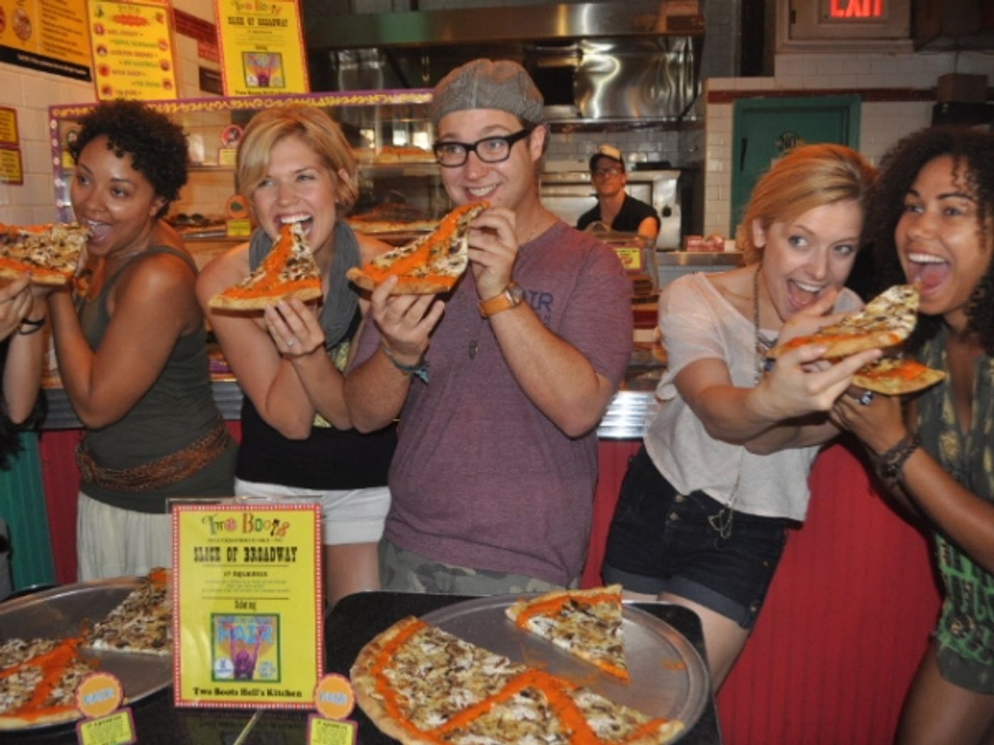 Photo Flash: Two Boots Honors HAIR with 'Summer of Love' Pizza  Image
