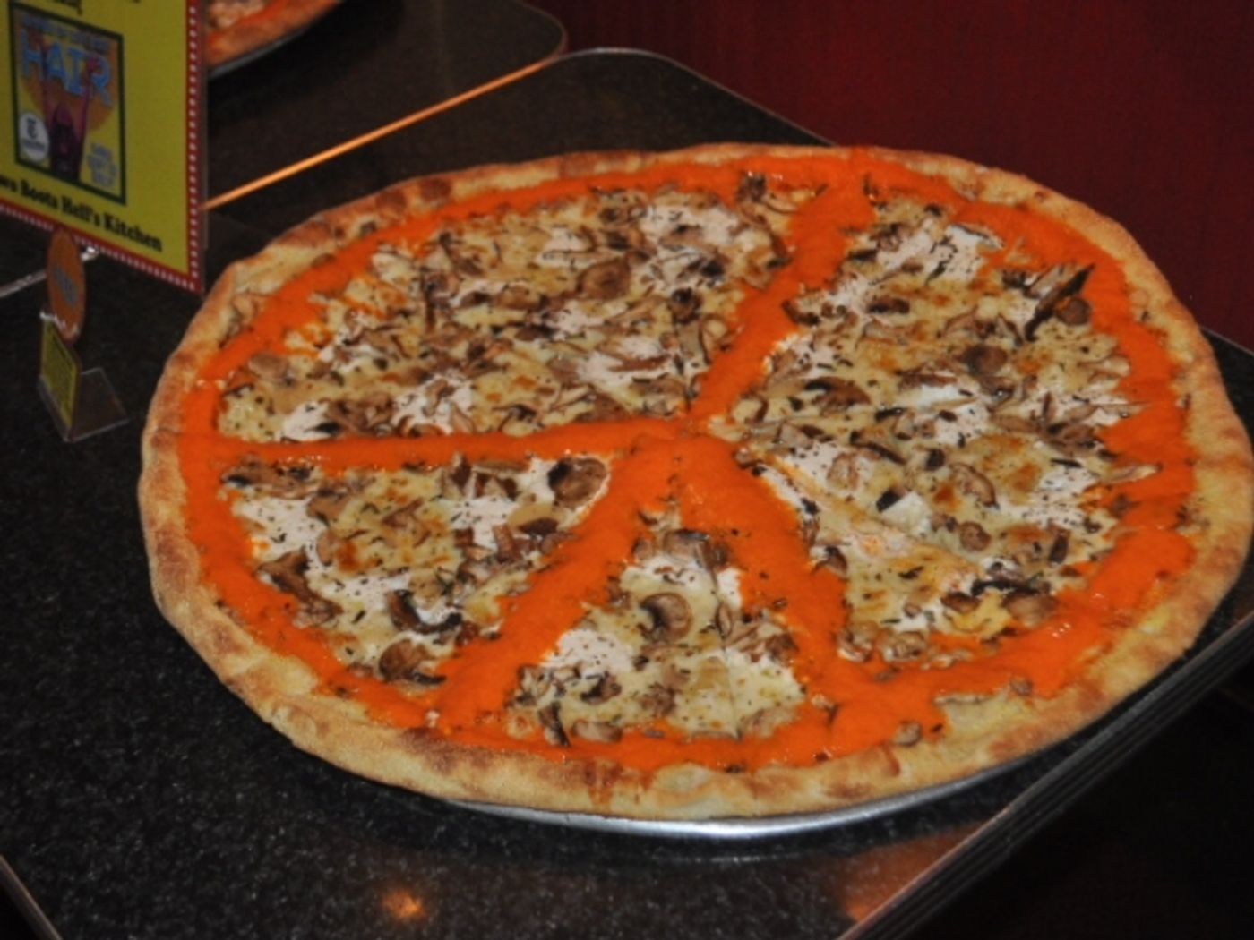 Photo Flash: Two Boots Honors HAIR with 'Summer of Love' Pizza  Image