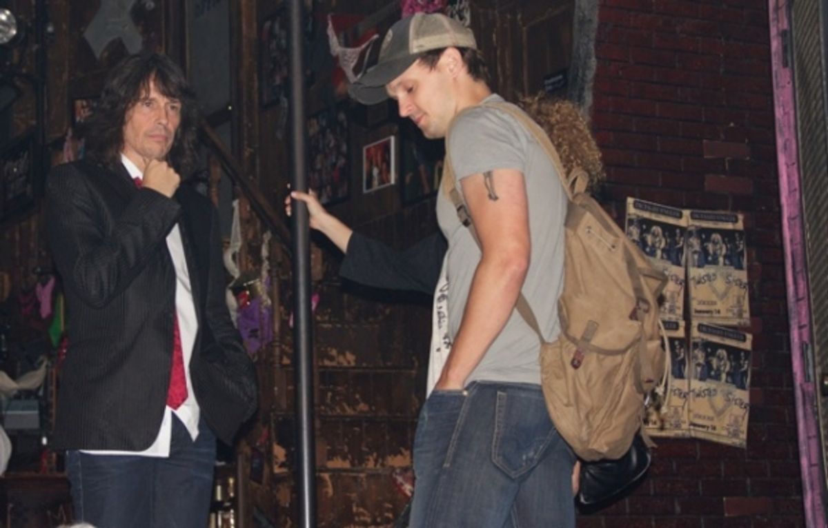 Steve Hansen and Jeremy Woodard at 