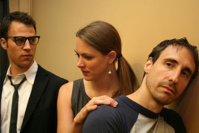 Neil Holland as Jon, Therese Plaehn as Amy and Don DiPaolo as Vince Photo