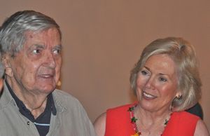 Barnabas and Maggie-Jonathan Frid and Kathryn Leigh Scott 2011 Photo