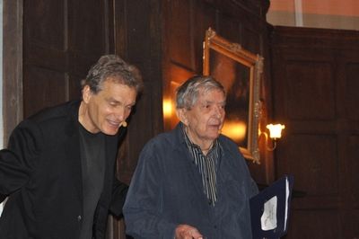 David Selby and Jonathan Frid Photo