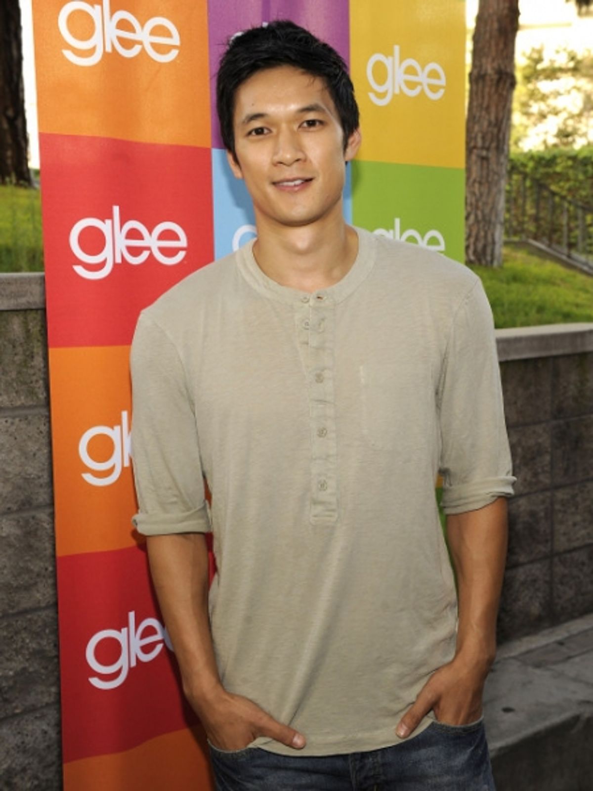 SANTA MONICA, CA - AUGUST 15: Harry Shum Jr. attends Fox's 'Glee' Sing-A-Long event at Santa Monica High School on August 15, 2011 in Santa Monica, California. (Photo by Frank Micelotta/Picturegroup) at 