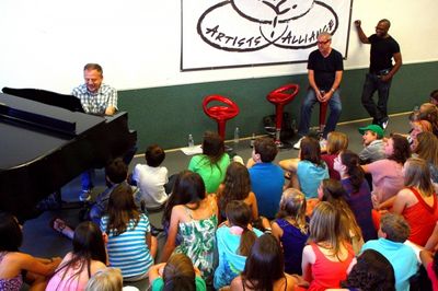 Marc Shaiman and Scott Wittman at Broadway Artists Alliance Photo