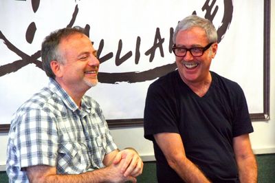 Marc Shaiman and Scott Wittman at Broadway Artists Alliance Photo