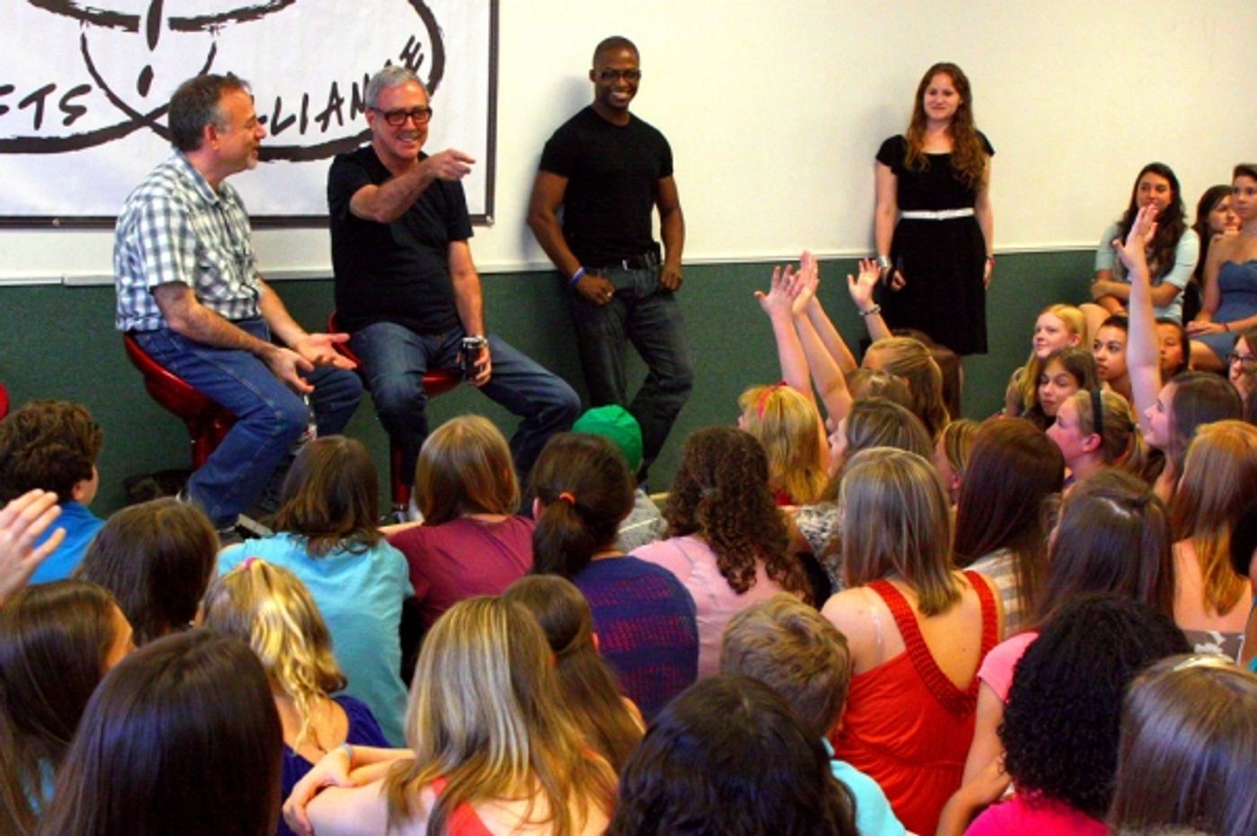 Photo Flash: Shaiman and Wittman Surprise Students at Broadway Artists Alliance 2011 Summer Session  Image