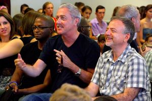 Marc Shaiman and Scott Wittman lead a master class at Broadway Artists Alliance @ BroadwayWorld Marc Shaiman and Scott Wittman lead a master class at Broadway Artists Alliance Photo