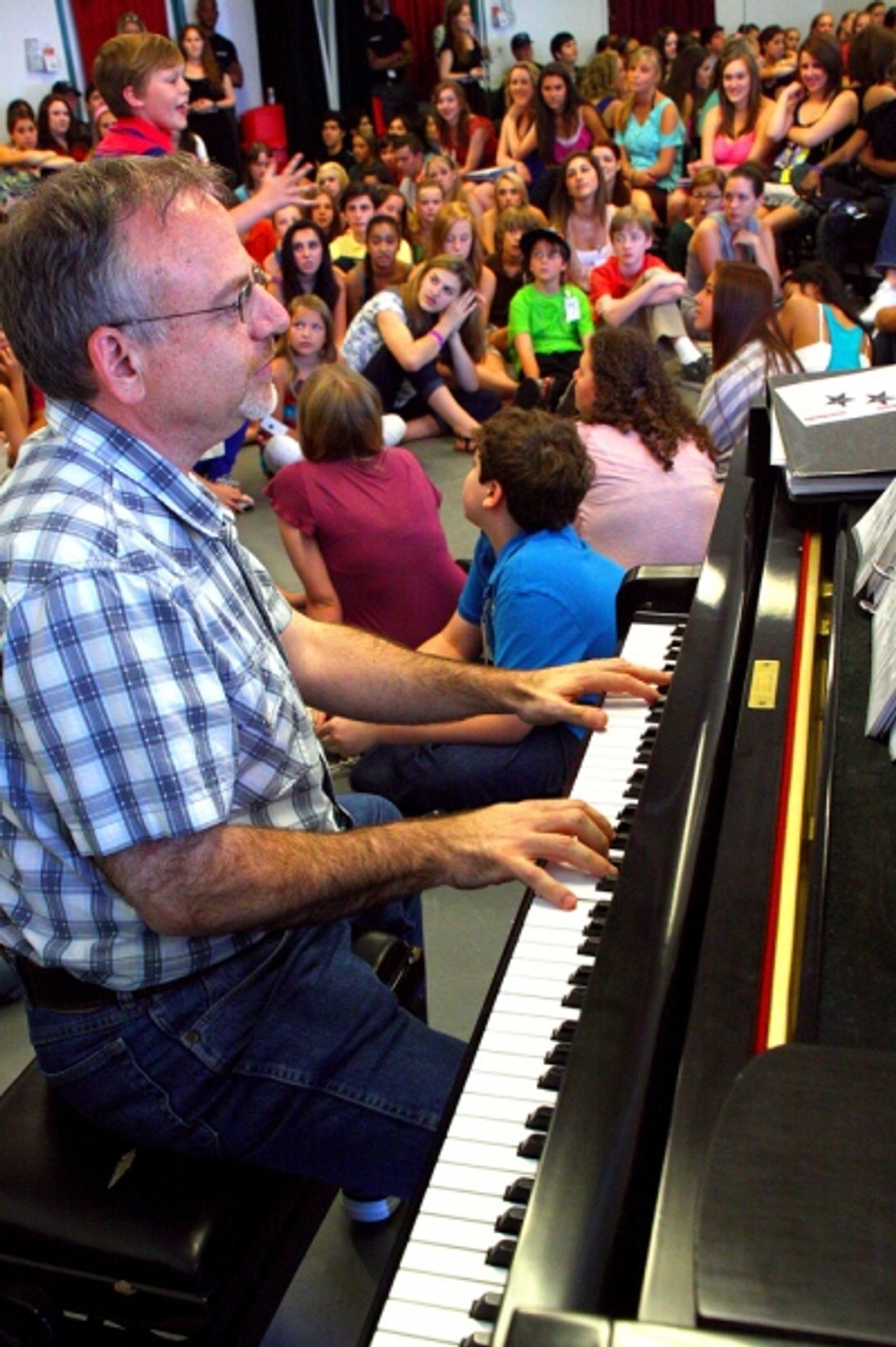 Photo Flash: Shaiman and Wittman Surprise Students at Broadway Artists Alliance 2011 Summer Session  Image