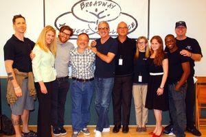 Alexander Rovang, Jennifer Johns, Will Larche, Marc Shaiman, Scott Wittman, Kevin Wallace, Kelly Thomas, Michelle Lehrman, Tyrick Wiltez Jones, and Jeff Shade @ BroadwayWorld Alexander Rovang, Jennifer Johns, Will Larche, Marc Shaiman, Scott Wittman, Kevin Wal Photo