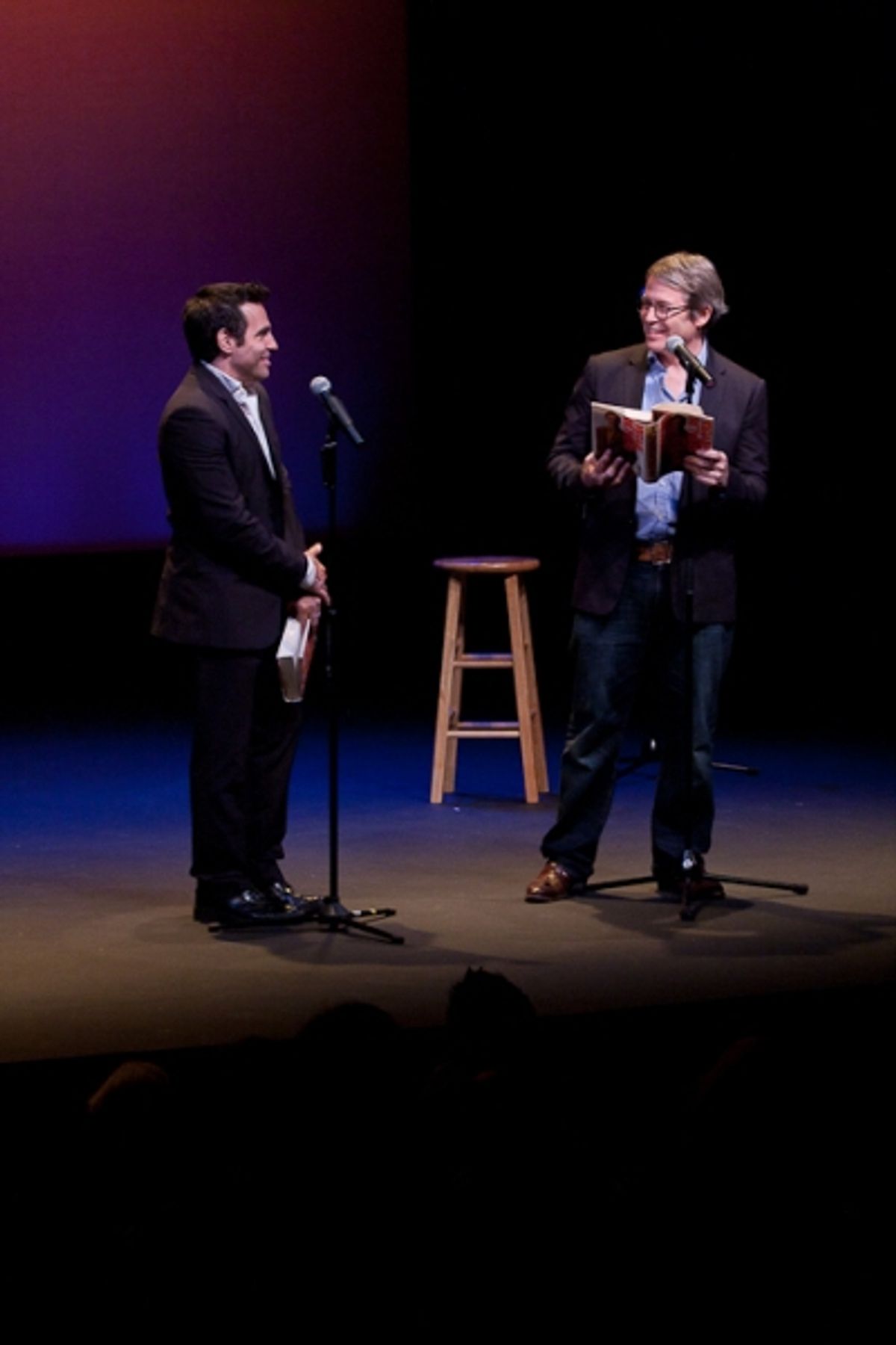 Mario Cantone and Matthew Broderick at 