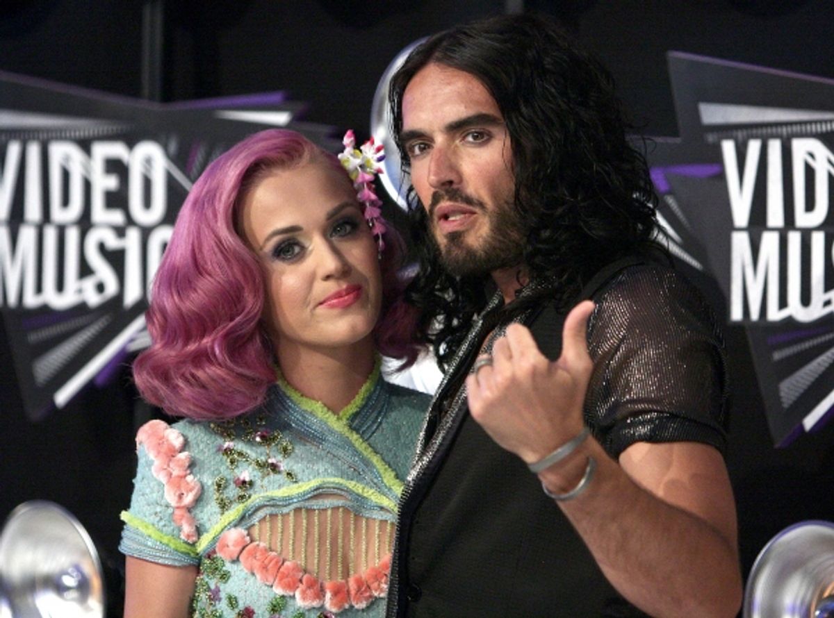 Katy Perry; Russell Brand  at 