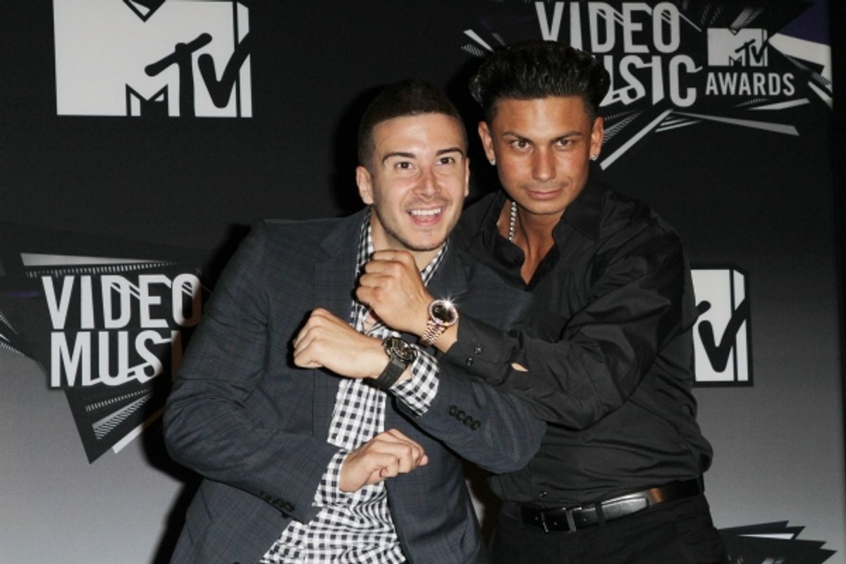Vinny Guadagnino and Paul 'Pauly D' DelVecchio  at 