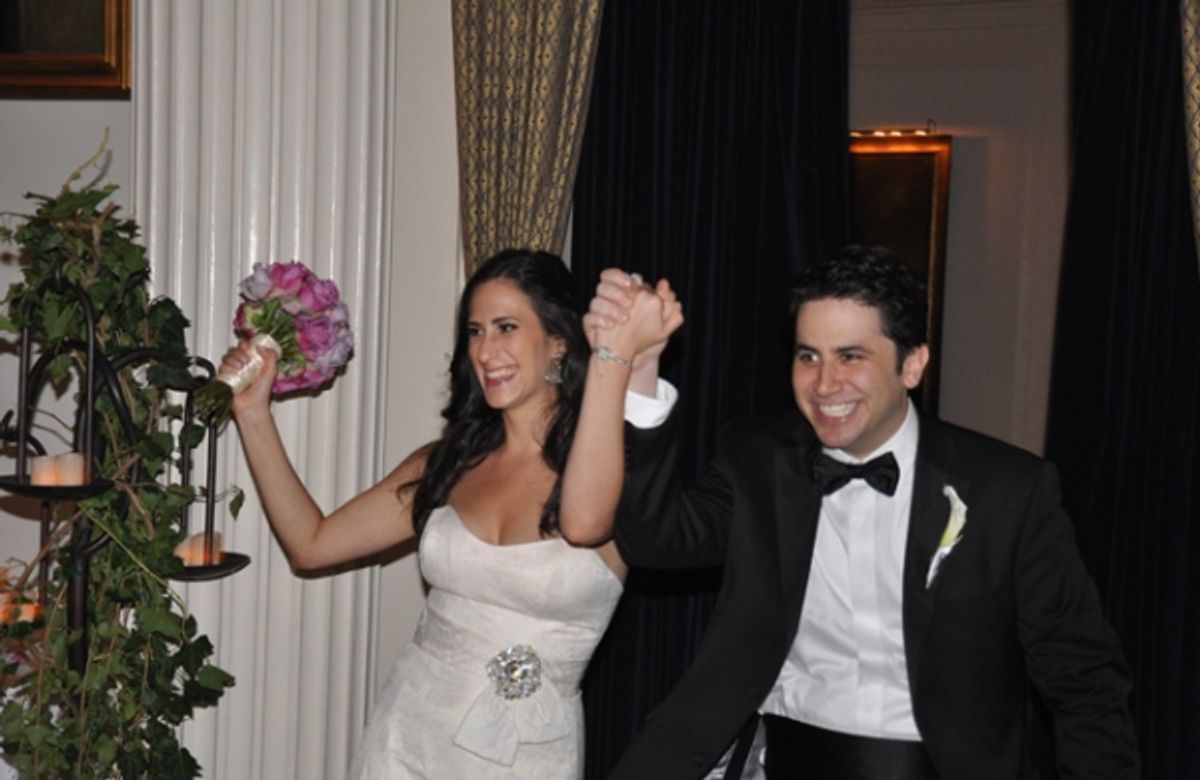 BroadwayWorld Writers & Staff Congratulate Diamond/Rosen Nuptials: Robert Diamond and Jennifer Diamond at 