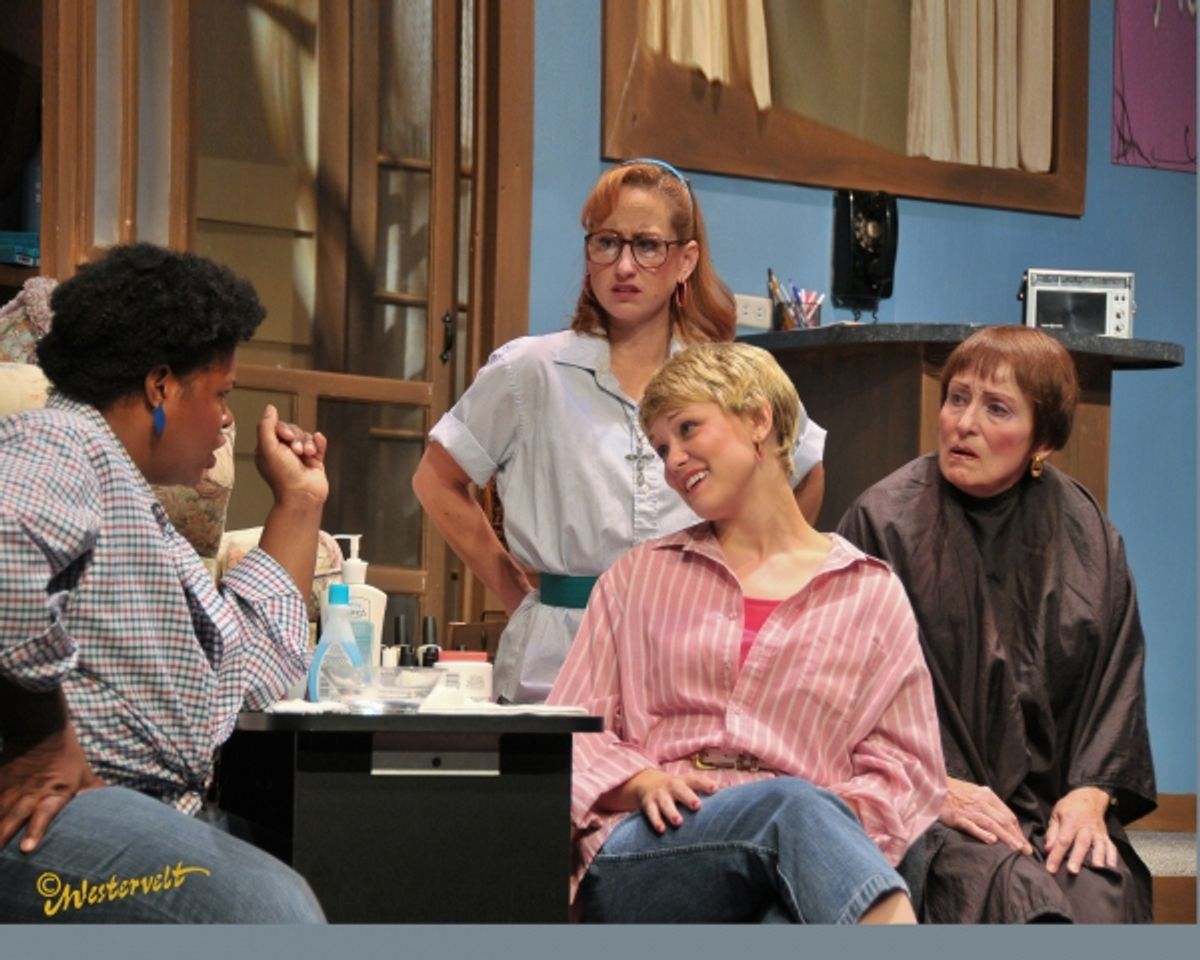 Tracey Copeland Halter (seated), Sarah Melinda, Ilona Dulaski and seated Emelie Faith Thompson  at 