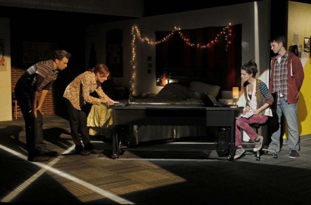 Brian Avers, Aubrey Dollar, Karl Miller, Meredith Forlenza at 