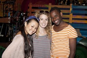 Departing Tribe Members Cailan Rose, Kacie Sheik and Arbender Robinson Photo