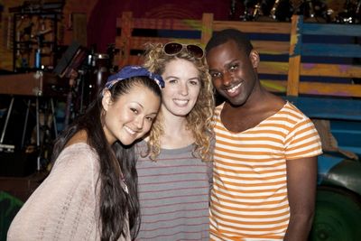 Departing Tribe Members Cailan Rose, Kacie Sheik and Arbender Robinson Photo