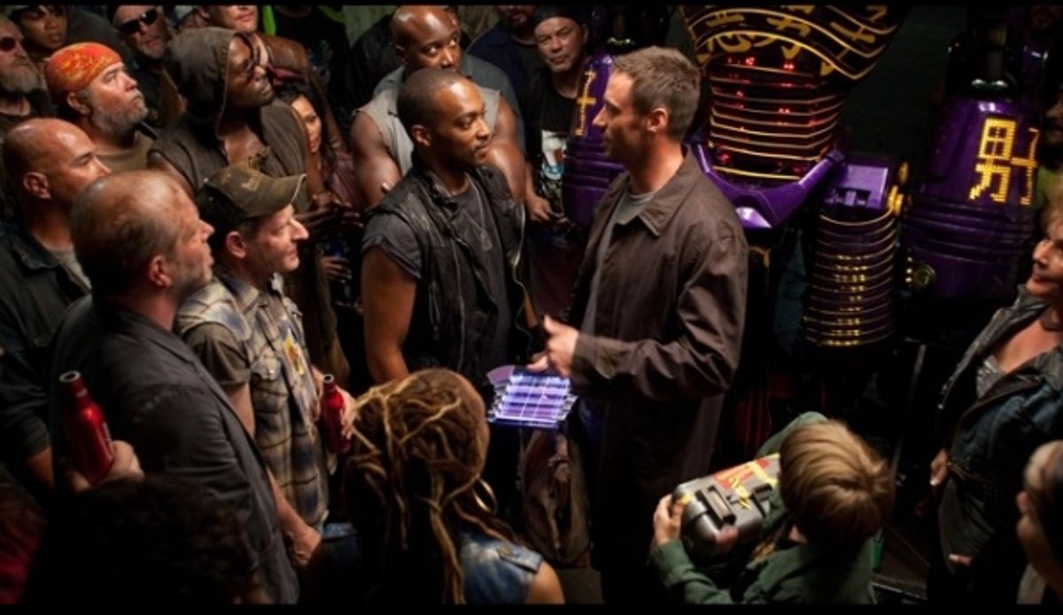 Anthony Mackie, Hugh Jackman at 