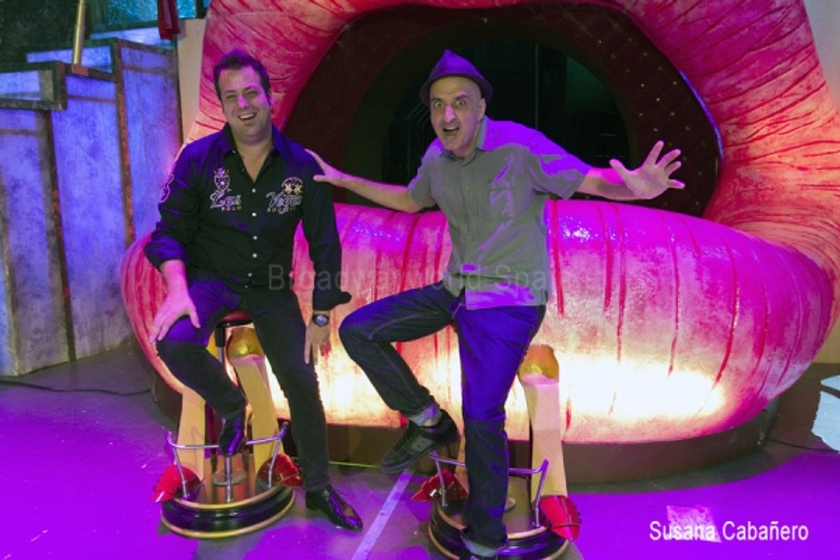 IÃ'Â±aki Fernandez y David Ottone, productor y director de 'The Hole' respectivamente at 