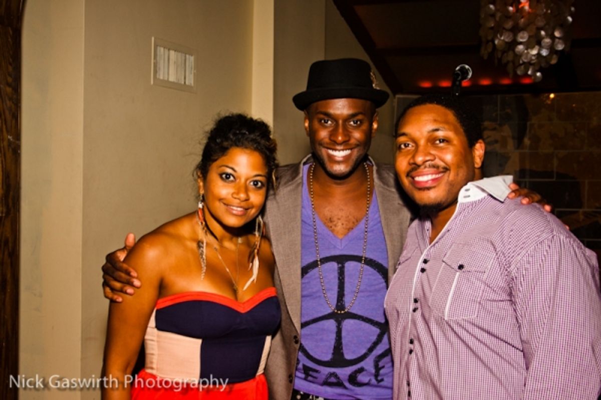 Rebecca Naomi Jones, Douglas Lyons and Darren Lorenzo at 