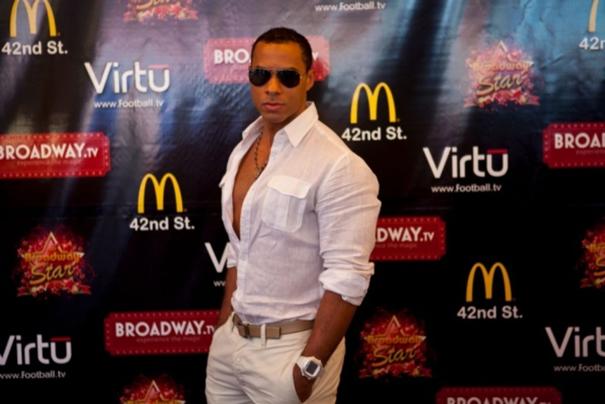 Brandon Pope at McDonald's 'Next Broadway Star' Kicks Off!