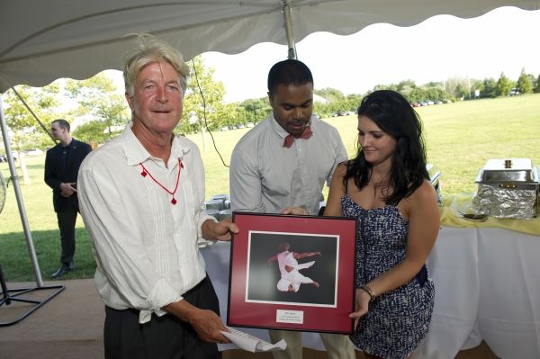 Artist, educator and Hayground School co-founder Jon Snow was honored. Photo