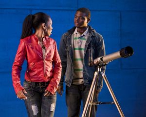 Angela Lewis as "Annie" and J. Mallory McCree as "Malik" @ BroadwayWorld Angela Lewis as "Annie" and J. Mallory McCree as "Malik" Photo