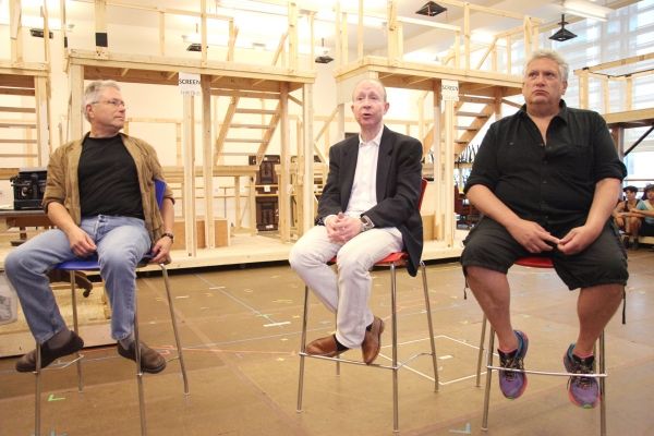 Alan Menken, Jack Feldman & Harvey Fierstein Photo