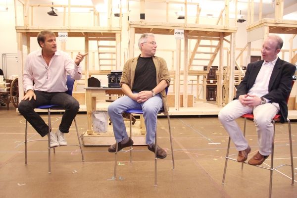 Jeff Calhoun, Alan Menken, Jack Feldman Photo