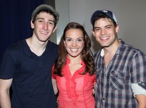Ben Frankhauser, Laurie Veldheer, Jeremy Jordan @ BroadwayWorld Ben Frankhauser, Laurie Veldheer, Jeremy Jordan Photo