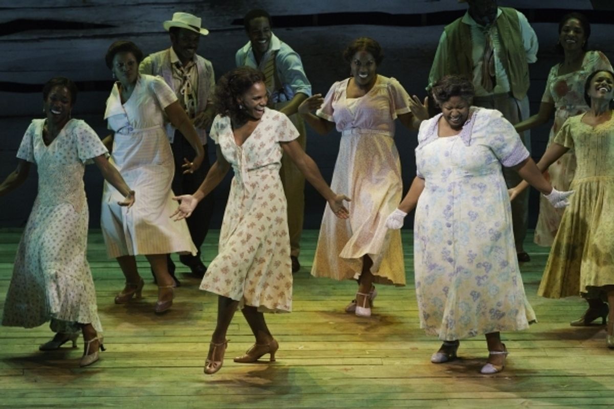 Audra McDonald and Company. Photo Credit: Michael J. Lutch at 