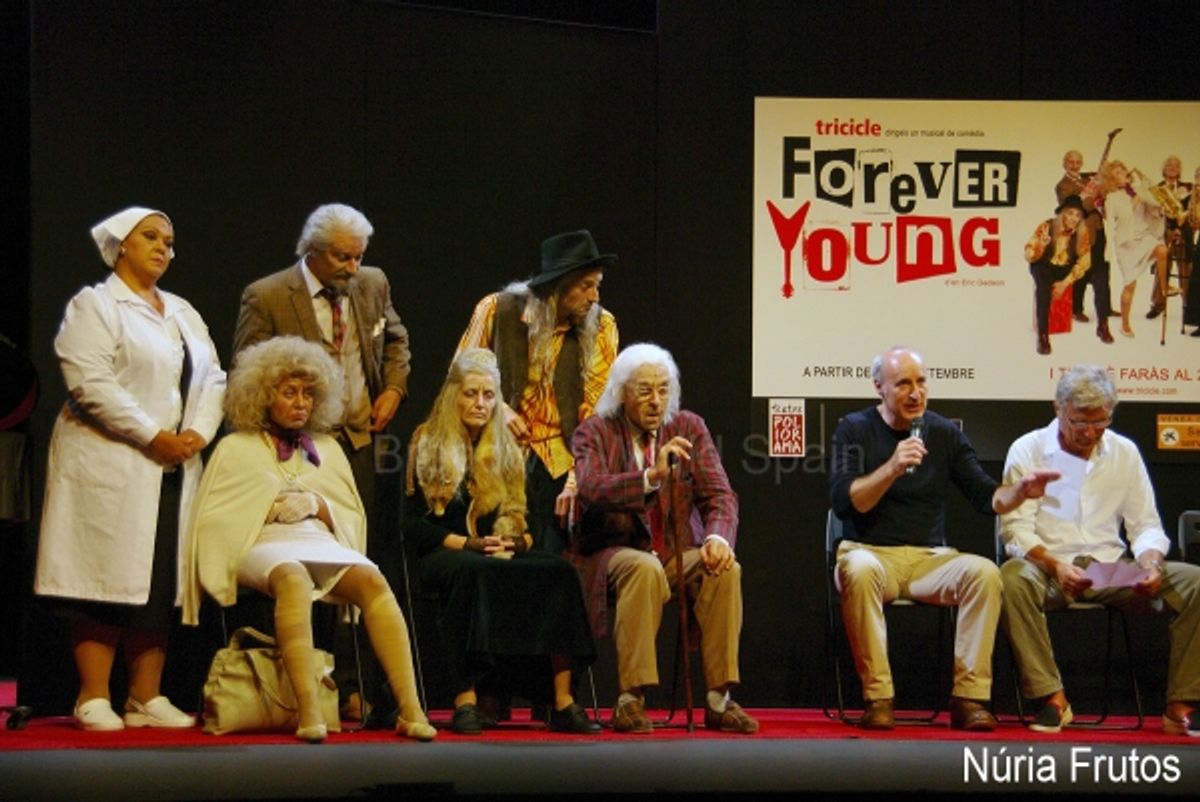 Edith Salazar, Maria Adamuz, Jacobo Dicenta, Dulcinea Juarez, Ruben Yuste, Armando Pita, Paco Mir y Carles Sans at 