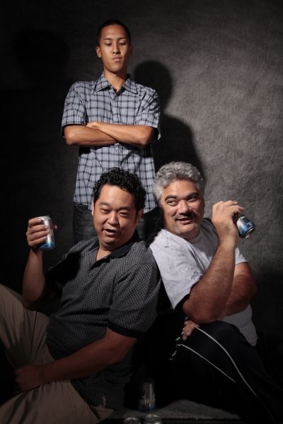 Stu Hirayama and Wil T.K. Kahele; (back) Justin Fragiao Photo
