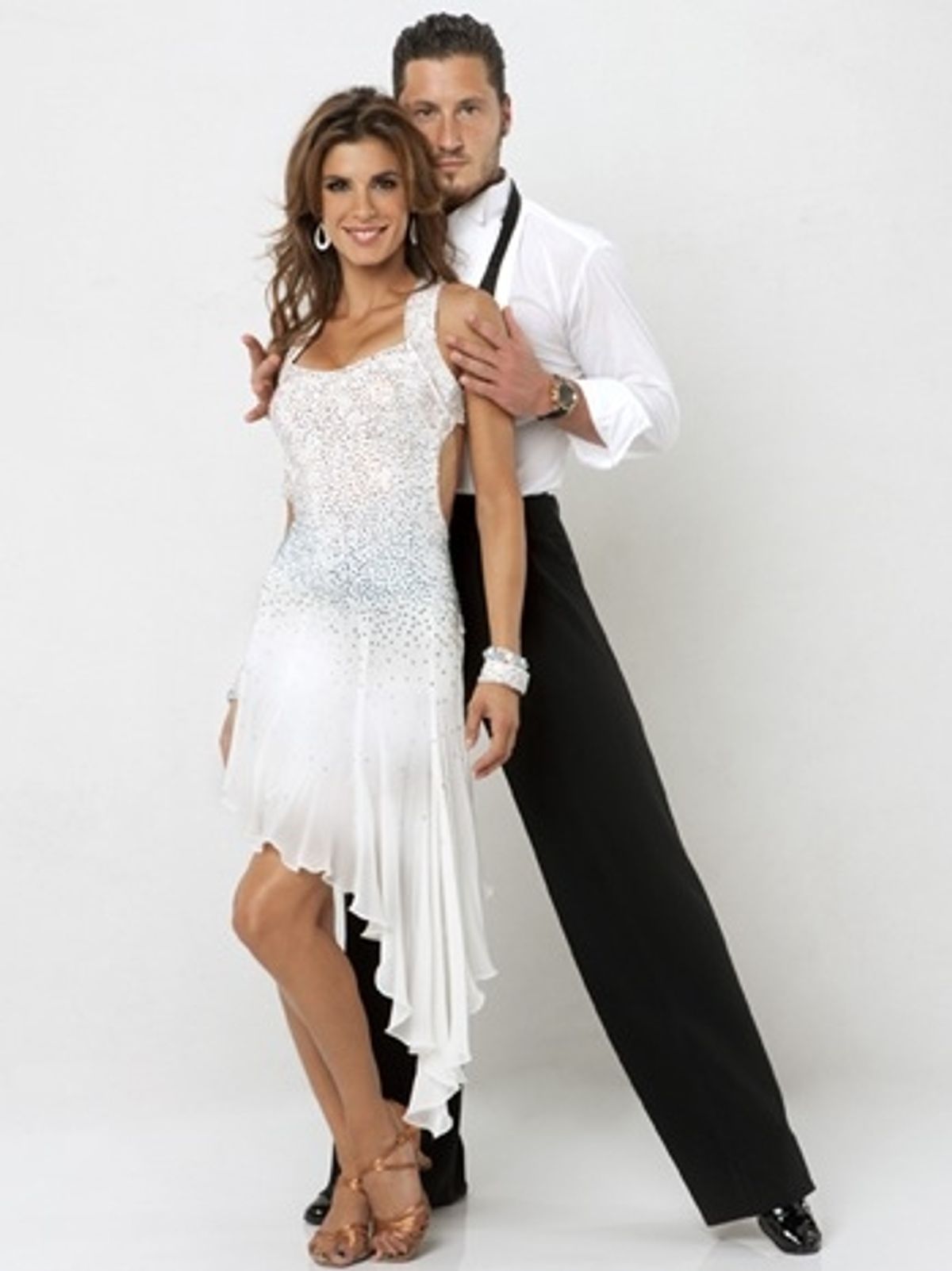 Elisabetta Canalis & Val Chmerkovskiy at 