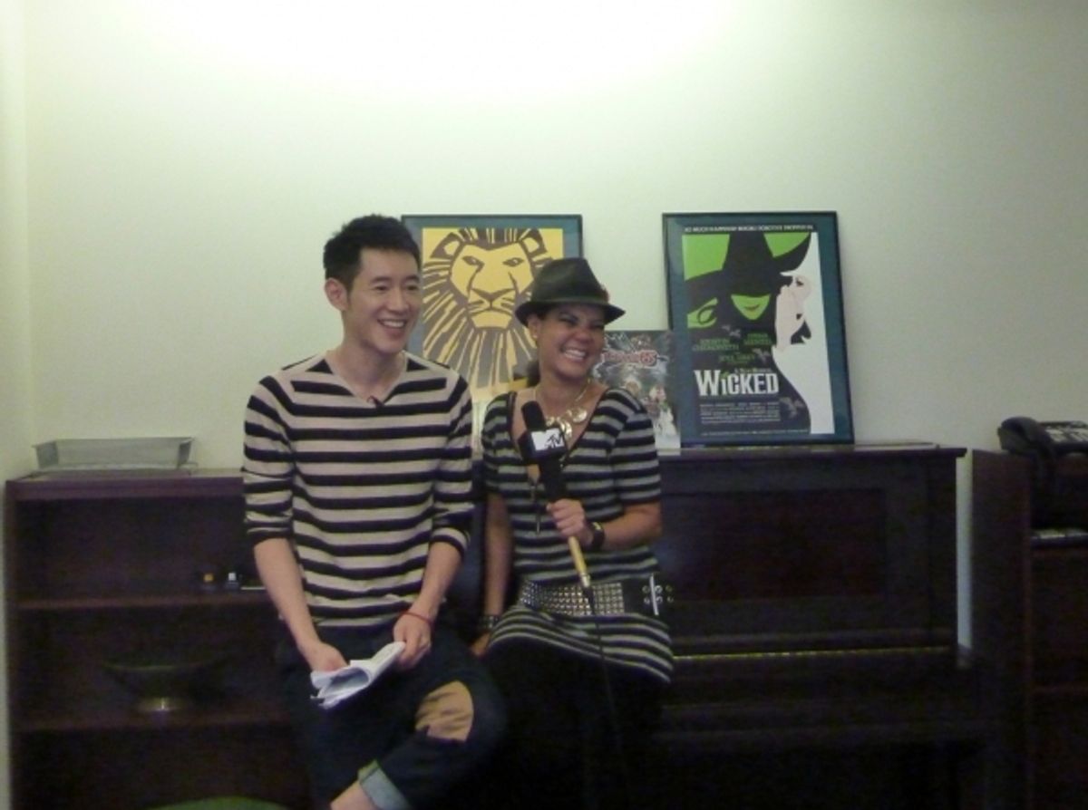 Lourds Lane gets interviewed on MTV Asia at 