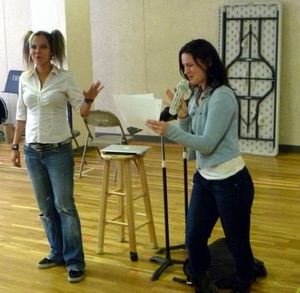 Lourds Lane and Carrie Manolakos Photo