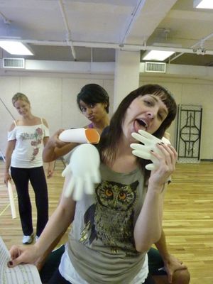 Nicolette Hart, Ellenore Scott Paige and Celina Carvajal
 Photo