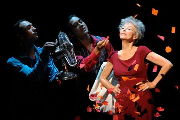 Rita Moreno performs with Salvatore Vassallo (left) and Ray Garcia  Photo