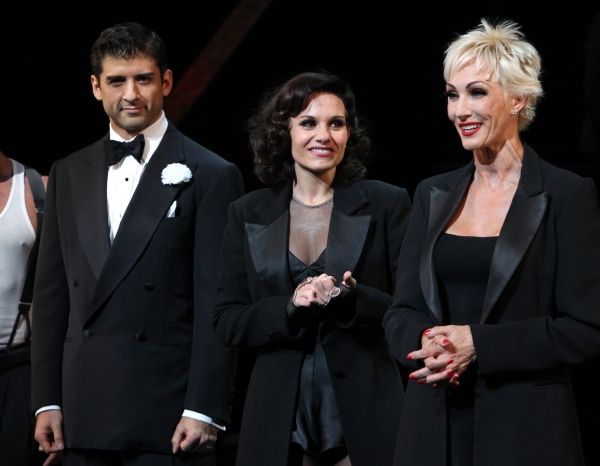 Curtain Call - Kara DioGuardi with Tony Yazbeck, Amra-Faye Wright Photo