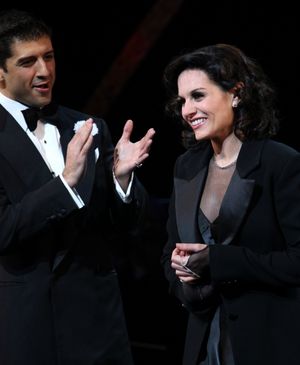 Curtain Call - Kara DioGuardi with Tony Yasbeck Photo