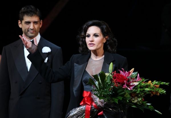Curtain Call - Tony Yasbeck & Kara DioGuardi  Photo