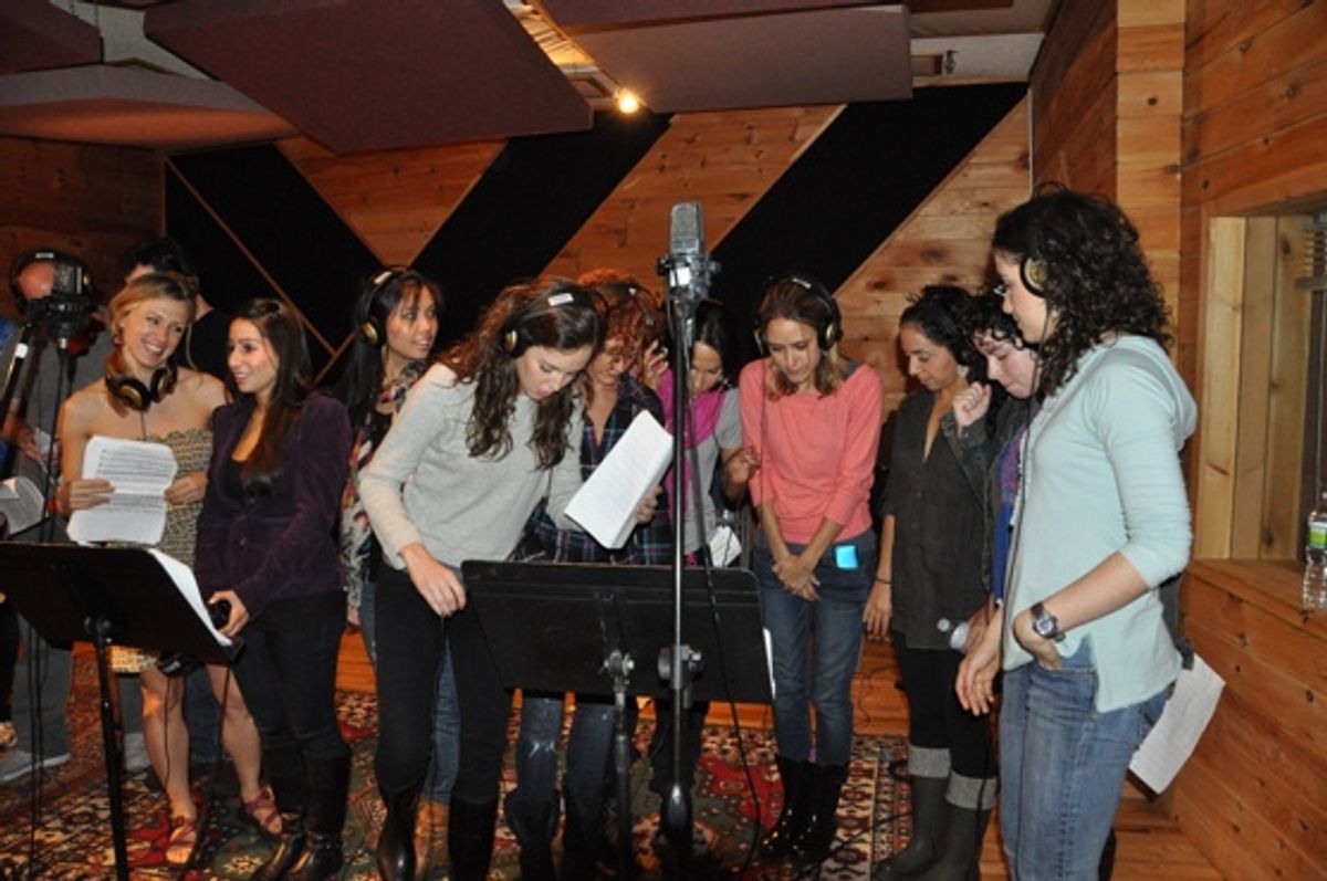 Adrienne Jean Fisher, Natalie Gallo, Catherine Ricafort,  Liana Hunt, Allyson Carr, Lauren Sambataro, Felicity Clare, Sharone Sayegh, Christina Lundy, and Allison Strong at 