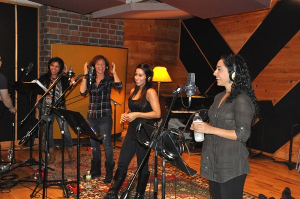 Catherine Ricafort, Allyson Carr, Natalie Gallo and Sharone Sayegh at 