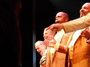 Mike Gallagher at MEMPHIS Curtain Call Photo