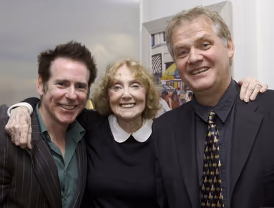 Breandan de Gallai; Charlotte Moore, Artistic Director; and Ciaran O'Reilly, Producin Photo