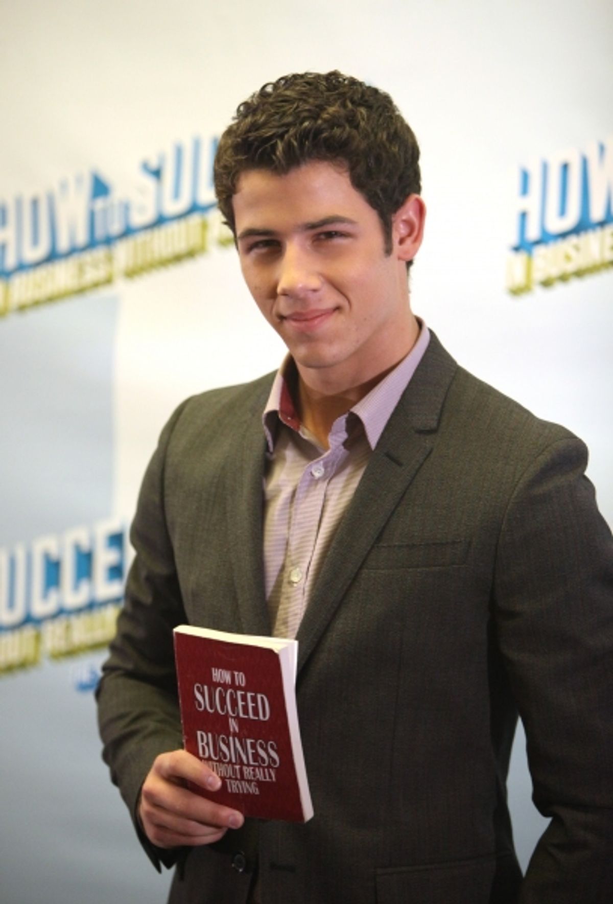Nick Jonas announces he will star in the Broadway Musical 'How To Succeed in Business without Really Trying' starting January 24, 2012 at the Al Hirschfeld Theatre in New York City. at 